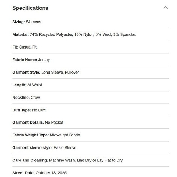 Woolrich x Target Women's M / Medium Loopy Yarn Crewneck Pullover Sweater Black - Picture 6 of 8